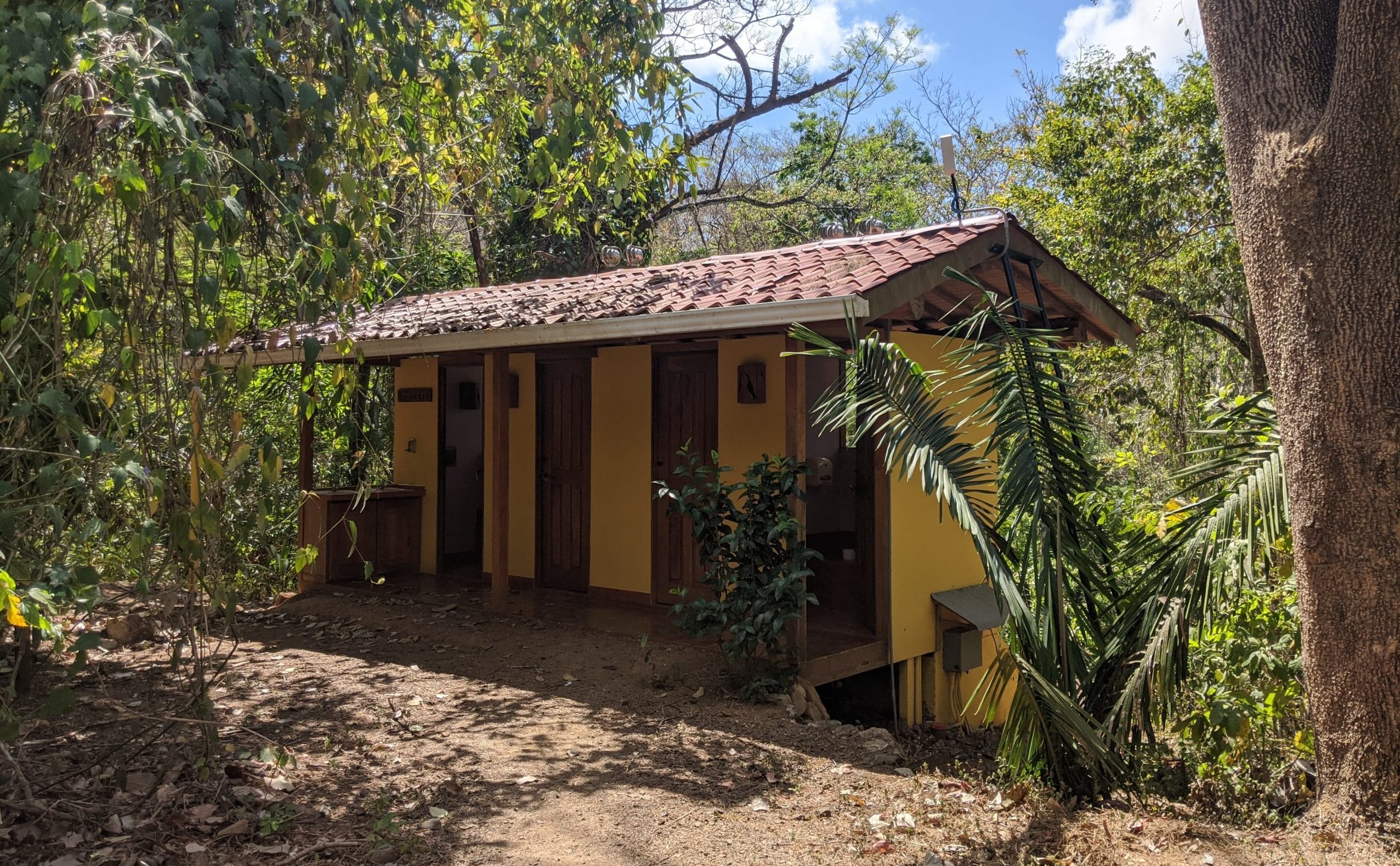 Eco-village compost toilet